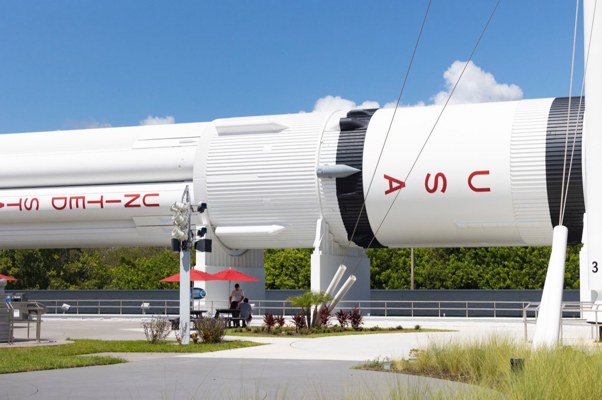 ケンネディ宇宙センターの打ち上げ台