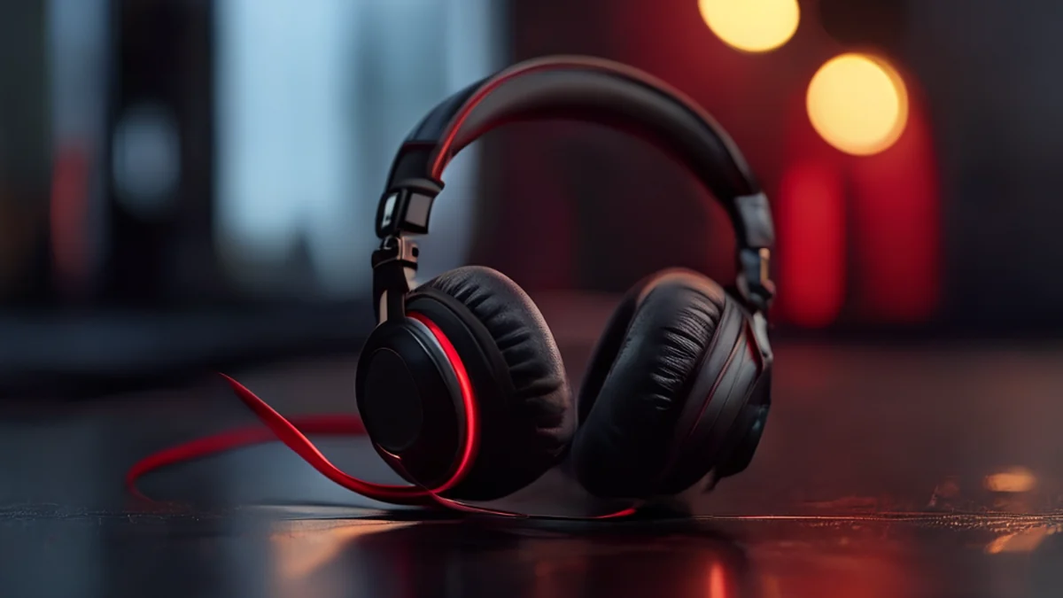 Altavoz de juego con microfono, diseñado para una experiencia auditiva inmersiva.