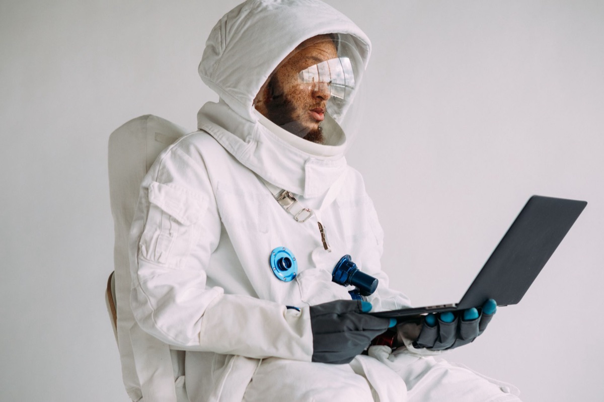 scientists in space suits