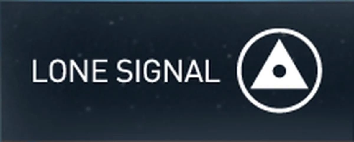 This is a picture of the logo for Lone Signal , an active SETI program that is the first continuous message from Earth to an extraterrestrial intelligence, and,