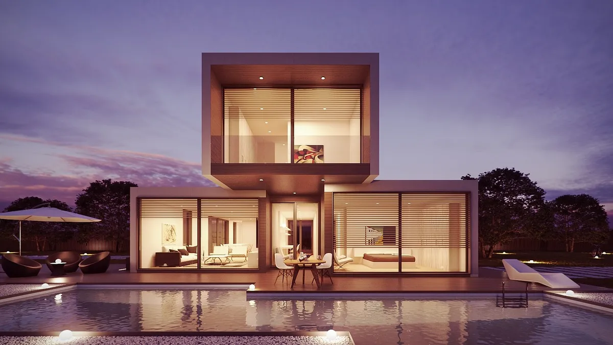 house, pool, interior design, architecture, 3d, design, style, minimalist, interior, modular, housing, prefabricated, modular home, house, house, house, house,